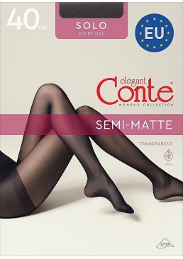 Колготки Conte Solo 40 den Grafit, 5 розмір