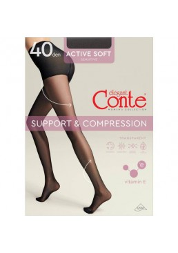 Колготки женские Conte Active Soft 40 ден, размер 5 (Mocca), размер 5