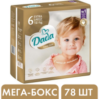 Підгузники Дада Dada Extra Care 6 Extra Large (16+ кг), 78 шт 