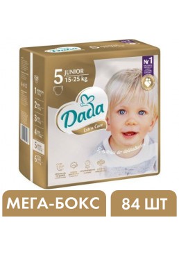  Подгузники Дада Dada Extra Care 5 Junior (15-25 кг), 84 шт