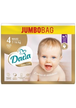 Подгузники Дада Dada Extra Care 4 Maxi Jumbobag (7-16 кг), 82 шт