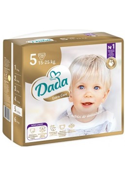 Підгузки Дада Dada Extra Care 5 Junior (15-25 кг), 36 шт
