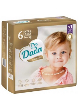 Підгузки Dada Extra Care 6 Extra Large (16+ кг), 34 шт