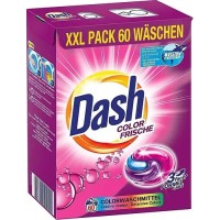 Капсули для прання Dash 3в1 Color для кольорової білизни, 60 шт
