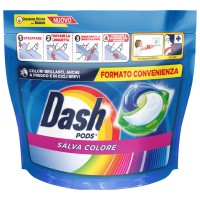 Капсули для прання 3в1 Dash Color для кольорової білизни, 44 шт