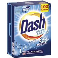 Порошок для прання Dash Alpen Frische універсальний, 6 кг (100 прань)