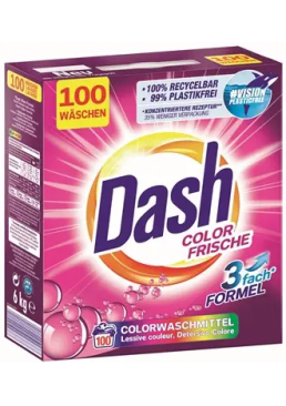 Порошок для стирки Dash Color Frische, 6 кг (100 стирок)