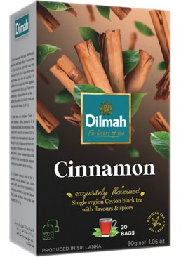 Чай черный пакетированный Dilmah Корица 1.5 г х 20 шт