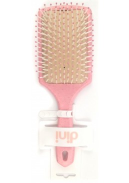 Щетка для волос Dini массажная прямоугольная розовая, FC-003 