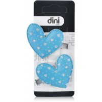 Шпильки Dini Hand Made d-160 Серце сині, 2 шт