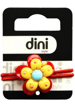 Резинка Dini Kids d-081 Цветок, красный