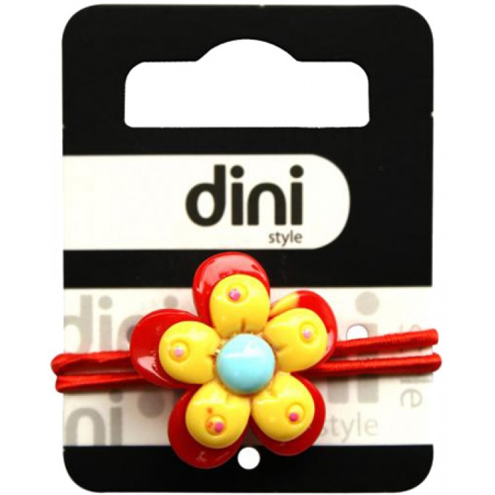 Резинка Dini Kids d-081 Квітка, червона (403081) - 