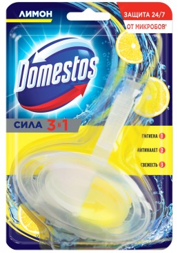 Туалетный блок Domestos Лимон, 40 г