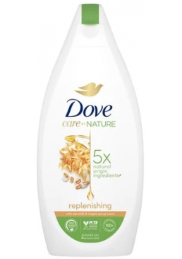 Крем-гель для душу Dove Replenishing oat milk & maple syrup scent, 400 мл