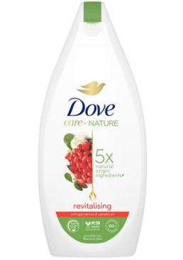 Крем-гель для душа Dove Revitalising barberry berries & camallia oil, 400 мл