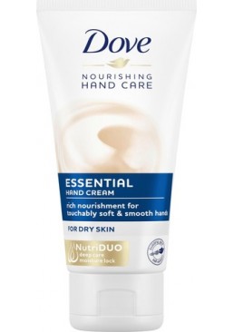 Крем для рук Dove Essential Nourishing Hand Cream Основний догляд, 75 мл