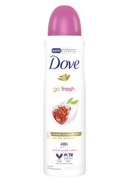 Антиперспірант Dove Go Fresh пробудження почуттів гранат і лимонна вербена, 150 мл