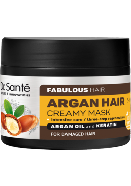 Крем-маска для волосся Dr.Sante Argan Hair, 300 мл