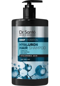 Шампунь Dr.Sante Hyaluron Hair Deep hydration, 1 л