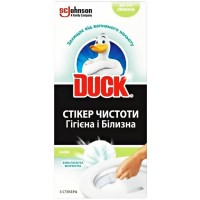 Стикер для чистки унитаза Duck Лайм 3 шт