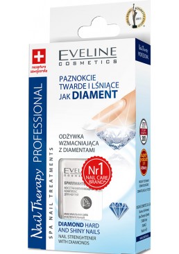 Лікувальний лак Eveline Nail Therapy Діамантовий блиск та міцність, 12 мл