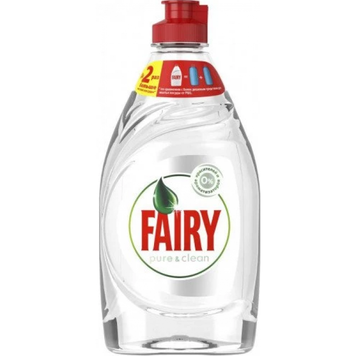 Средство для мытья посуды Fairy Pure & Clean, 450мл - 