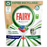 Капсули для посудомийної машини Fairy Platinum Plus Паперовий пакет, 36шт