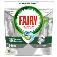Капсулы для посудомоечных машин Fairy Platinum Green, 70 шт