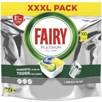 Таблетки для посудомоечной машины Fairy Platinum Лимон, 100 шт