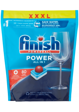 Таблетки для посудомоечной машины FINISH Powerball All-in-1 Max, 80 шт