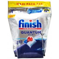 Таблетки для мытья посуды в посудомоечной машине Finish Quantum, 65 шт
