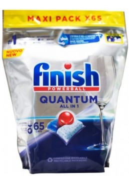 Таблетки для миття посуду в посудомийній машині Finish Quantum, 65 шт