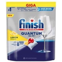 Таблетки для посудомоечных машин Finish Quantum All in 1 Lemon, 100 шт