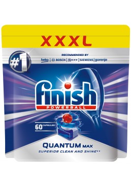 Таблетки для посудомийної машини FINISH Quantum 60 шт