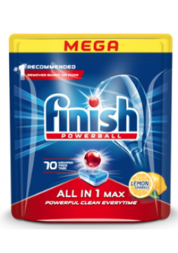 Таблетки для посудомийної машини FINISH Powerball All-in-1, 70 шт