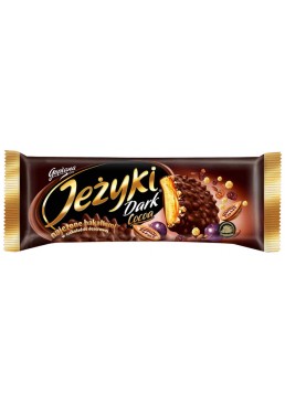 Печиво Goplana Jezyki Dark Cocoa у темному шоколаді, 140 г