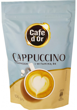 Капучино Cafe d'Or 3 в 1 с магнием в и витамином В6, 130 г