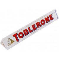 Шоколад TOBLERONE White Chocolane Almond Nougat Білий Мигдальна Нуга, 100 г