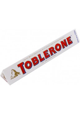 Шоколад TOBLERONE White Chocolane Almond Nougat Белый Миндальная Нуга, 100 г
