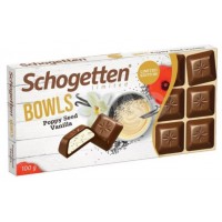 Шоколад молочный Schogetten Bowls Poppy Seed Vanilla, 100 г