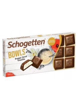 Шоколад молочний Schogetten Bowls Poppy Seed Vanilla, 100 г