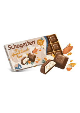 Шоколад Schogetten Almond Сrunch Рождественская серия, 100 г