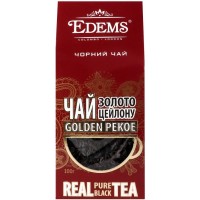 Чай чорний листовий Edems Золото Цейлону, 100 г