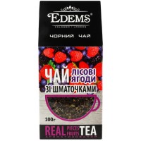 Чай чорний Edems зі шматочками Лісові Ягоди, 100 г