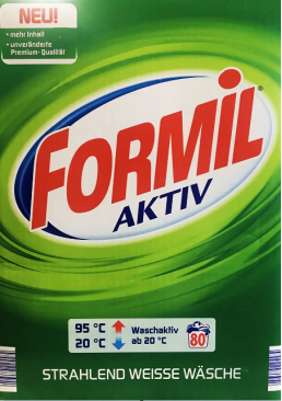 Стиральный порошок Formil Aktiv waschmittel, 5.2 кг (80 стирок)