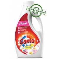 Гель для прання Gama Floral з квітковим ароматом, 1.2 л (24 прання)
