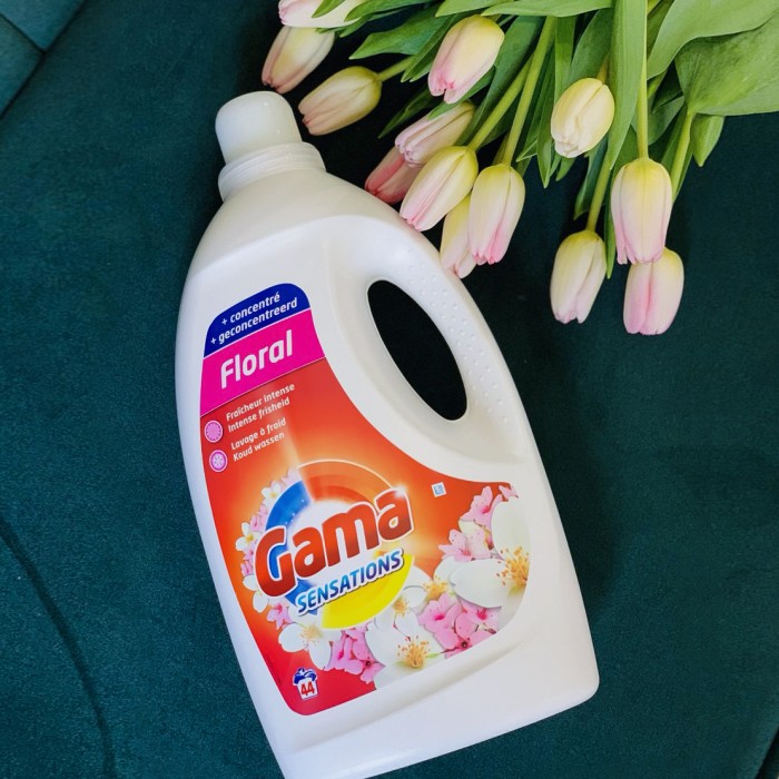 Гель для стирки Gama Floral с цветочным ароматом, 1.98 л (44 стирки) - 