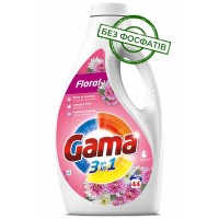 Гель для стирки Gama Floral с цветочным ароматом, 1.98 л (44 стирки)