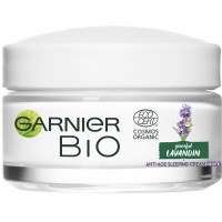 Нічний антивіковий крем для обличчя Garnier Bio з екстрактом лавандину, 50 мл