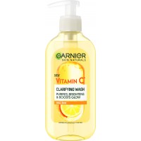Очищаючий гель для вмивання Garnier Skin Naturals з вітаміном С для тьмяної шкіри, 200 мл